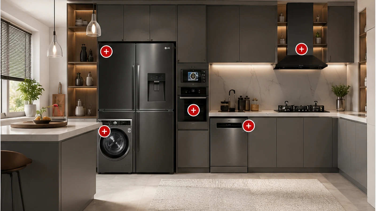 مطبخ كامل LG – مودرن